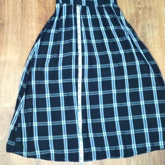 Womens medium length plaid dress - Picture 5 of 14